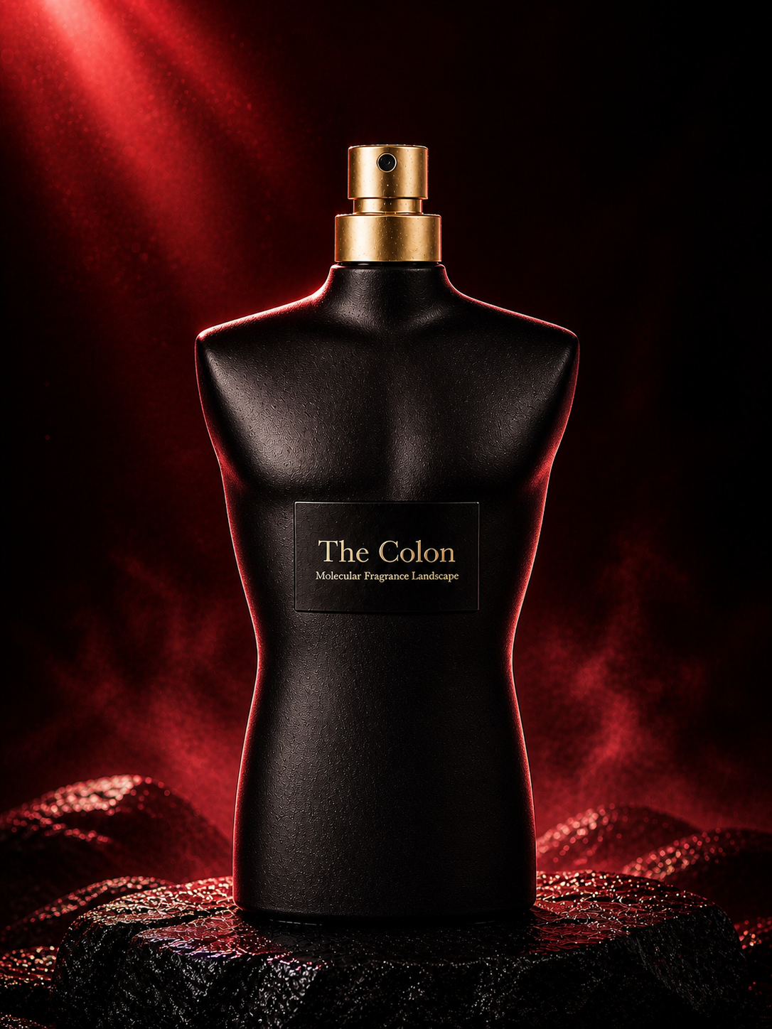 Fragrance campaign scene after transformation